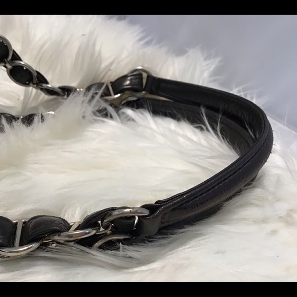 Authentic Christian Dior Trotter Romantique PVC Leather Brown Shoulder Bag - Picture 8 of 13